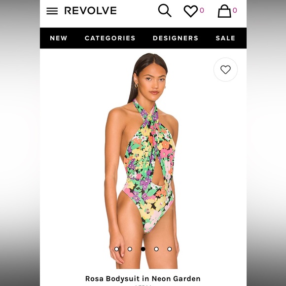 REVOLVE Tops - 3️⃣for40 Revolve AFRM Rosa bodysuit in Neon Garden Summer Backless Medium